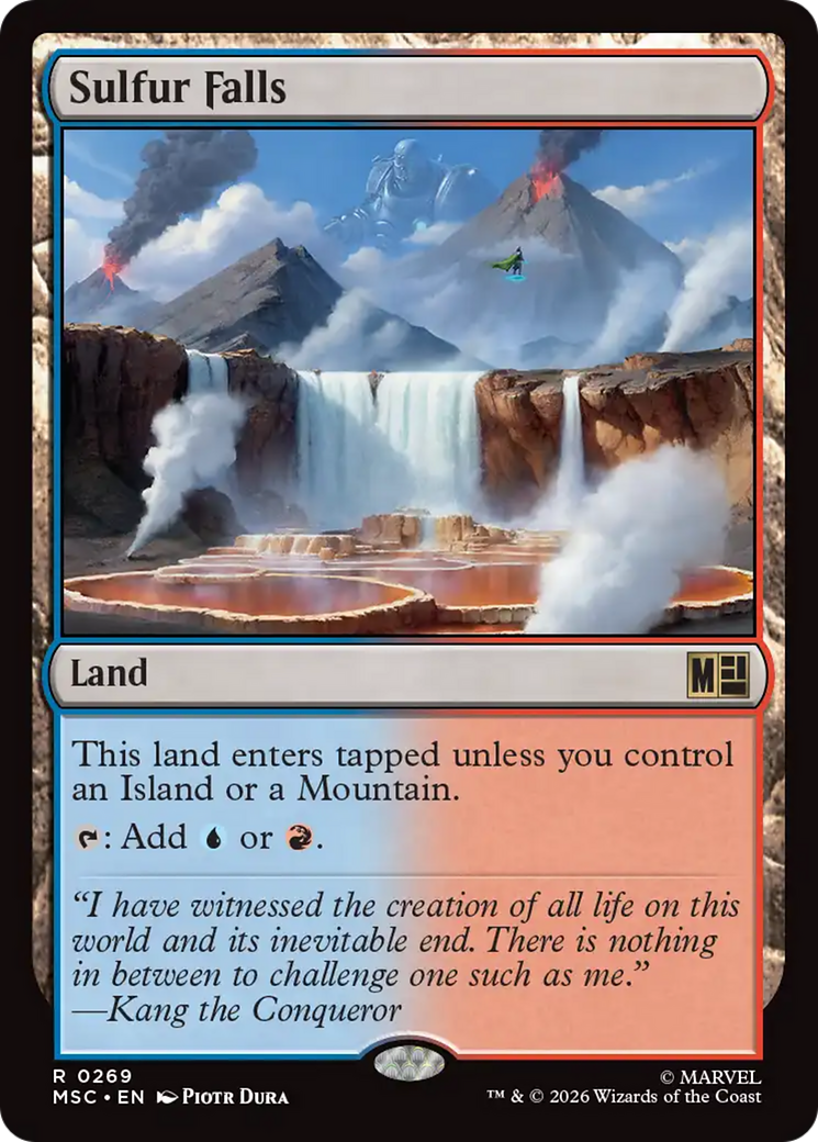 Sulfur Falls [Marvel Super Heroes Commander] MTG Single Magic: The Gathering | Red Claw Gaming