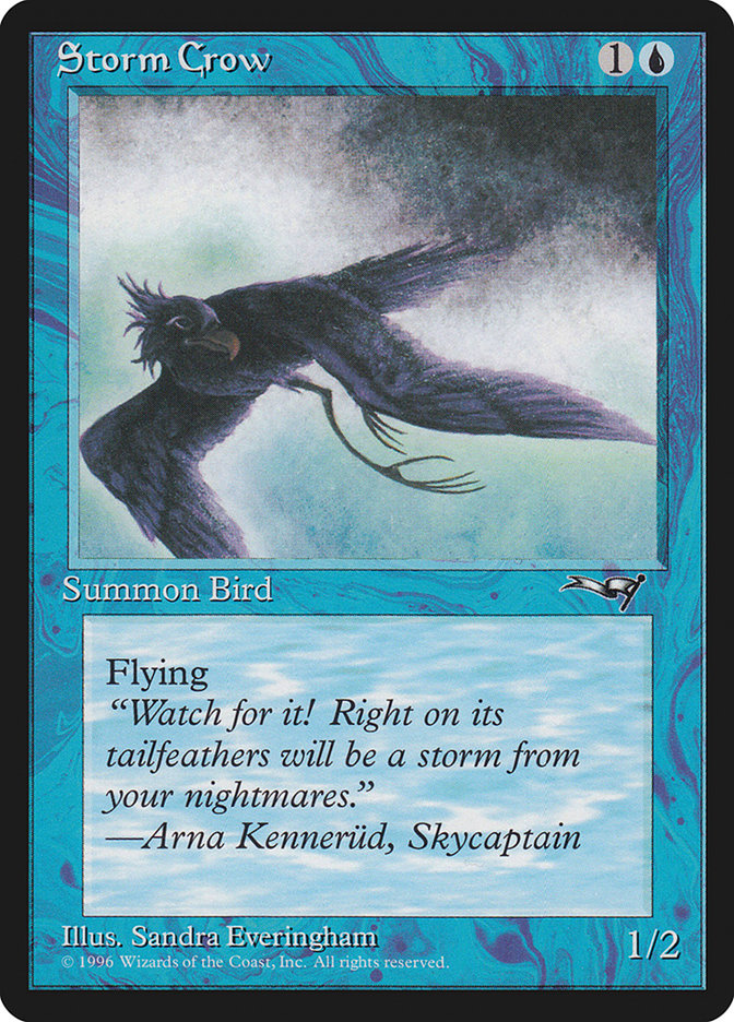 Storm Crow (Looking Back) [Alliances] MTG Single Magic: The Gathering | Red Claw Gaming