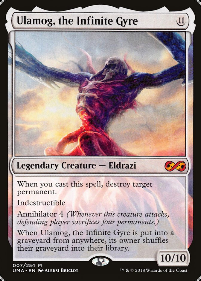 Ulamog, the Infinite Gyre [Ultimate Masters] MTG Single Magic: The Gathering | Red Claw Gaming