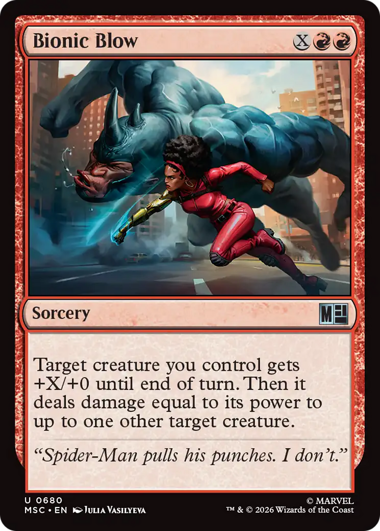 Bionic Blow [Marvel Super Heroes Commander] | Red Claw Gaming