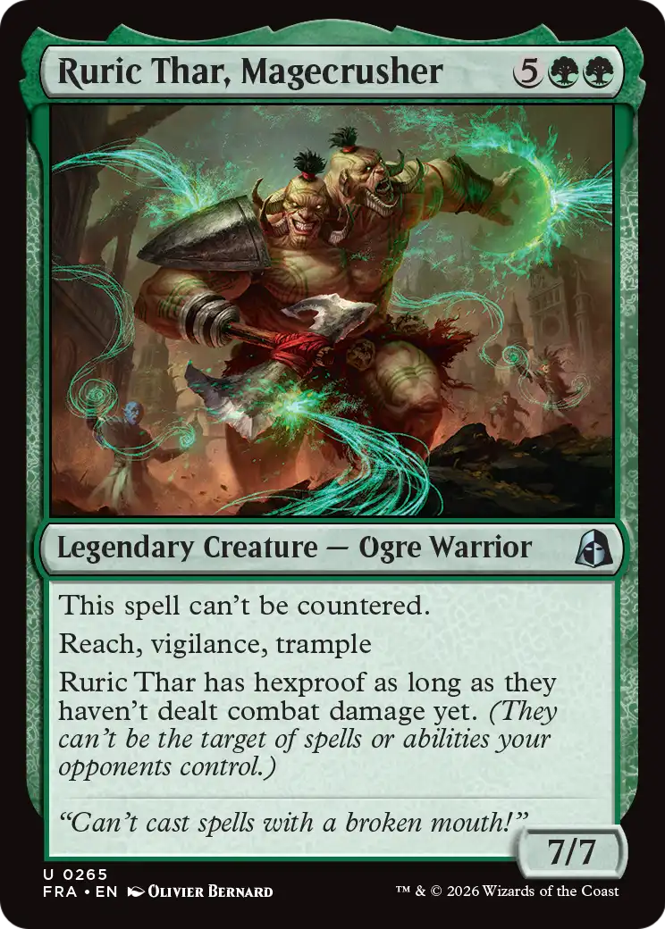 Ruric Thar, Magecrusher [Reality Fracture] | Red Claw Gaming