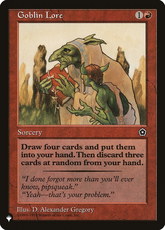 Goblin Lore [The List] MTG Single Magic: The Gathering | Red Claw Gaming