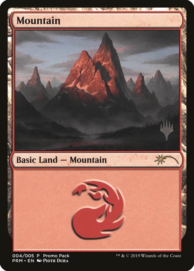 Mountain (4) [Core Set 2020 Promo Pack] MTG Single Magic: The Gathering | Red Claw Gaming