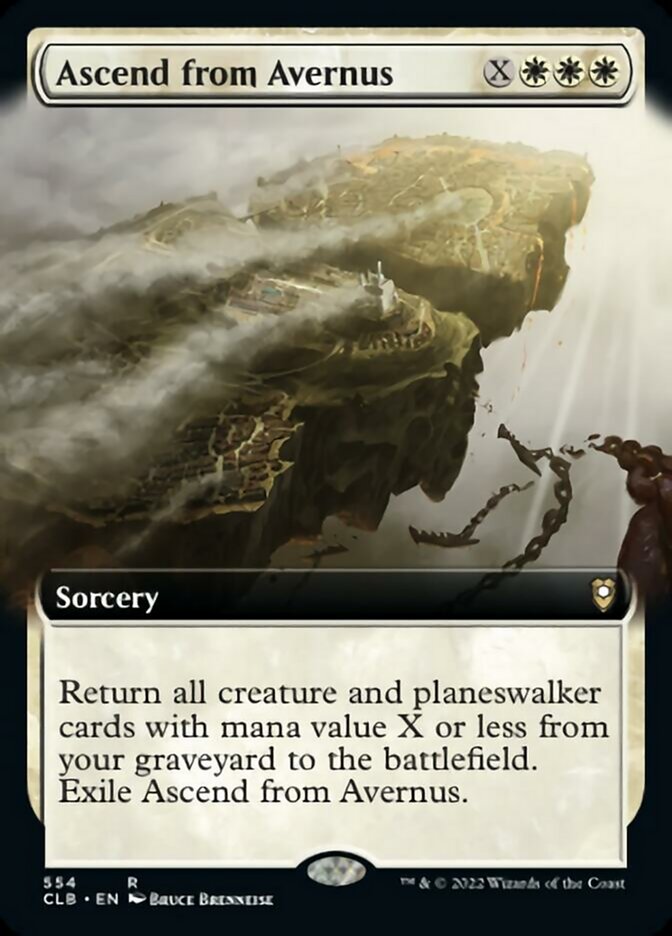 Ascend from Avernus (Extended Art) [Commander Legends: Battle for Baldur's Gate] MTG Single Magic: The Gathering | Red Claw Gaming