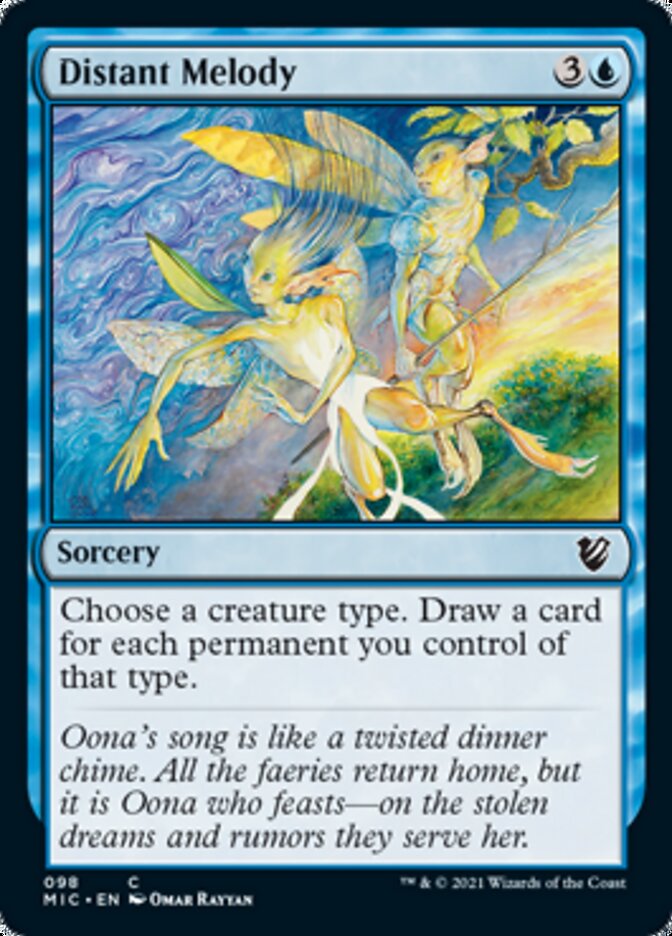 Distant Melody [Innistrad: Midnight Hunt Commander] MTG Single Magic: The Gathering | Red Claw Gaming