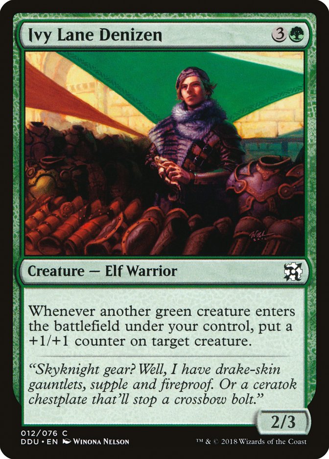 Ivy Lane Denizen [Duel Decks: Elves vs. Inventors] MTG Single Magic: The Gathering | Red Claw Gaming