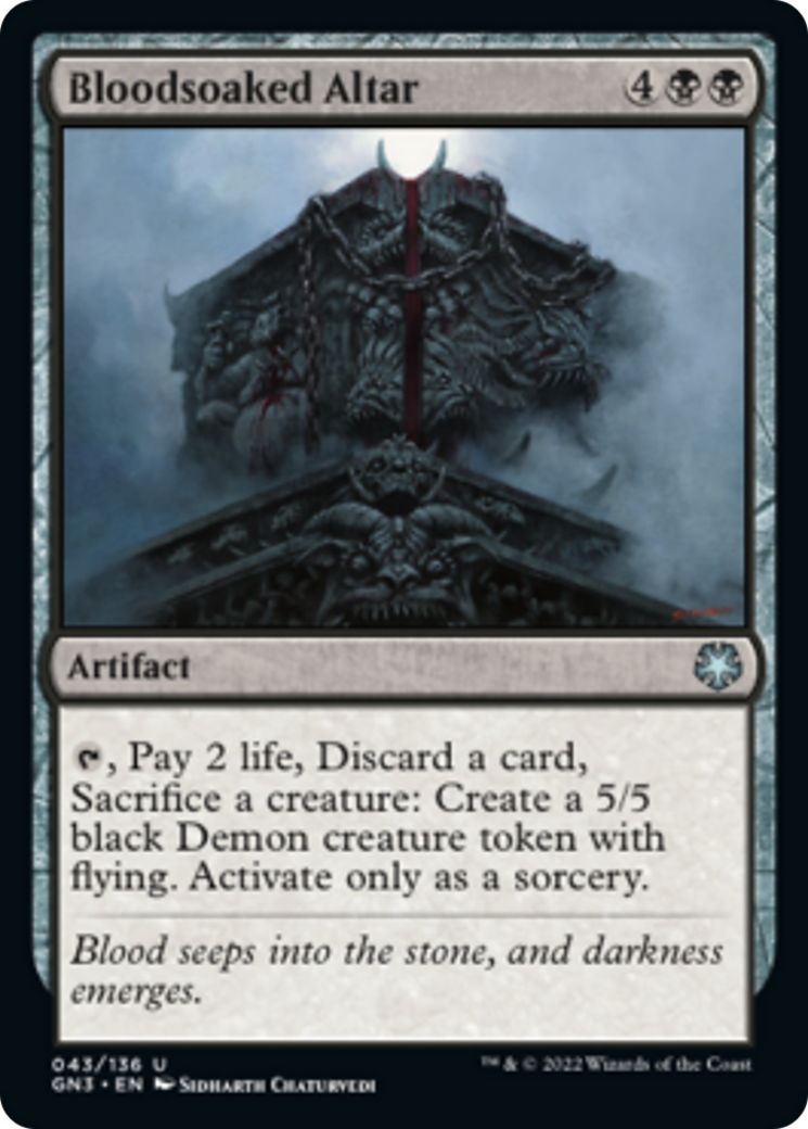Bloodsoaked Altar [Game Night: Free-for-All] MTG Single Magic: The Gathering | Red Claw Gaming
