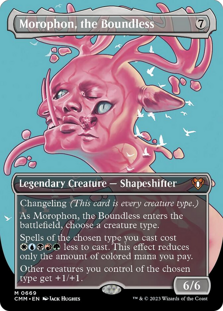 Morophon, the Boundless (Borderless Profile) [Commander Masters] MTG Single Magic: The Gathering | Red Claw Gaming