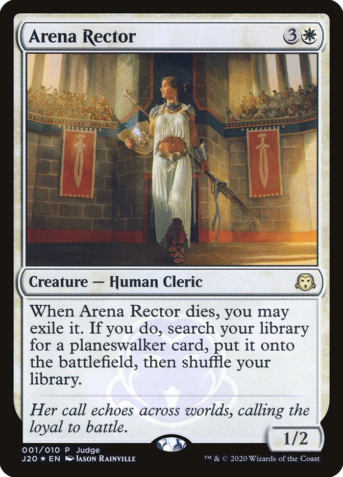 Arena Rector [Judge Gift Cards 2020] MTG Single Magic: The Gathering | Red Claw Gaming