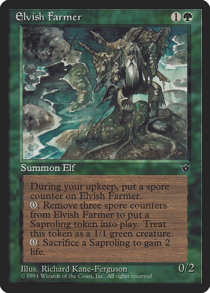 Elvish Farmer [Fallen Empires] MTG Single Magic: The Gathering | Red Claw Gaming