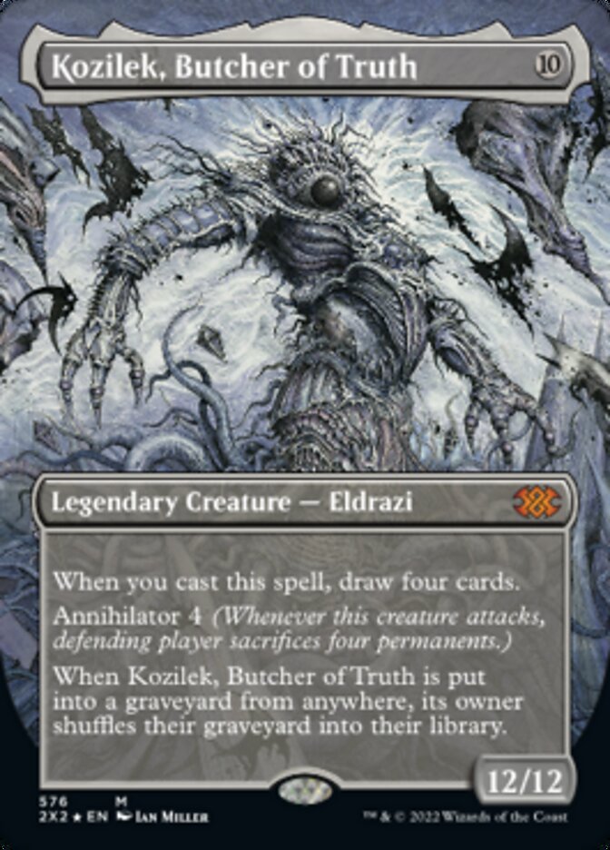 Kozilek, Butcher of Truth (Textured Foil) [Double Masters 2022] MTG Single Magic: The Gathering    | Red Claw Gaming