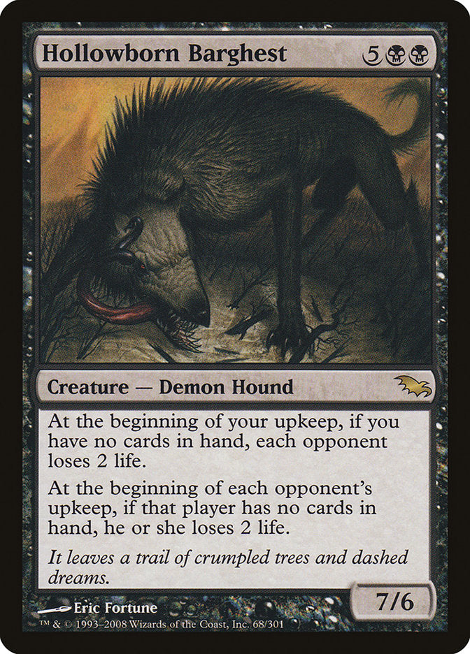 Hollowborn Barghest [Shadowmoor] MTG Single Magic: The Gathering | Red Claw Gaming