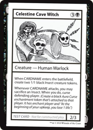 Celestine Cave Witch (2021 Edition) [Mystery Booster Playtest Cards] MTG Single Magic: The Gathering | Red Claw Gaming