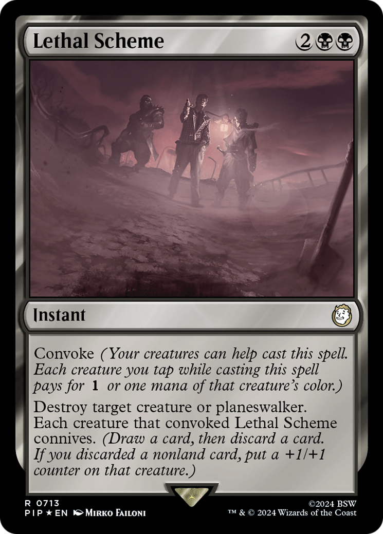 Lethal Scheme (Surge Foil) [Fallout] MTG Single Magic: The Gathering | Red Claw Gaming