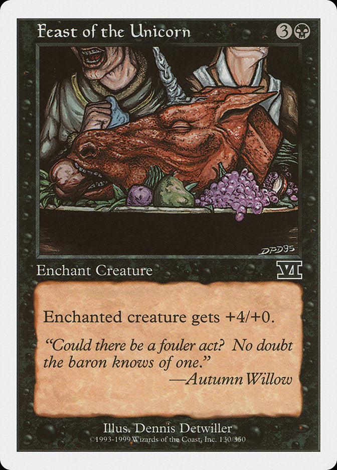 Feast of the Unicorn [Classic Sixth Edition] MTG Single Magic: The Gathering | Red Claw Gaming