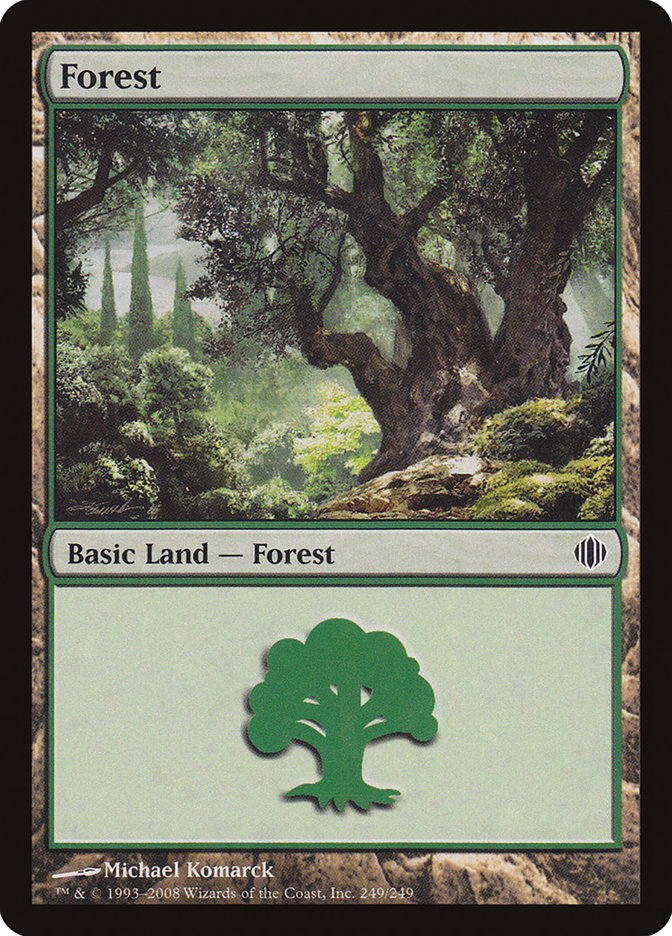 Forest (249) [Shards of Alara] MTG Single Magic: The Gathering | Red Claw Gaming