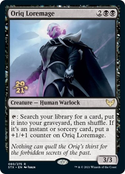 Oriq Loremage [Strixhaven: School of Mages Prerelease Promos] MTG Single Magic: The Gathering | Red Claw Gaming