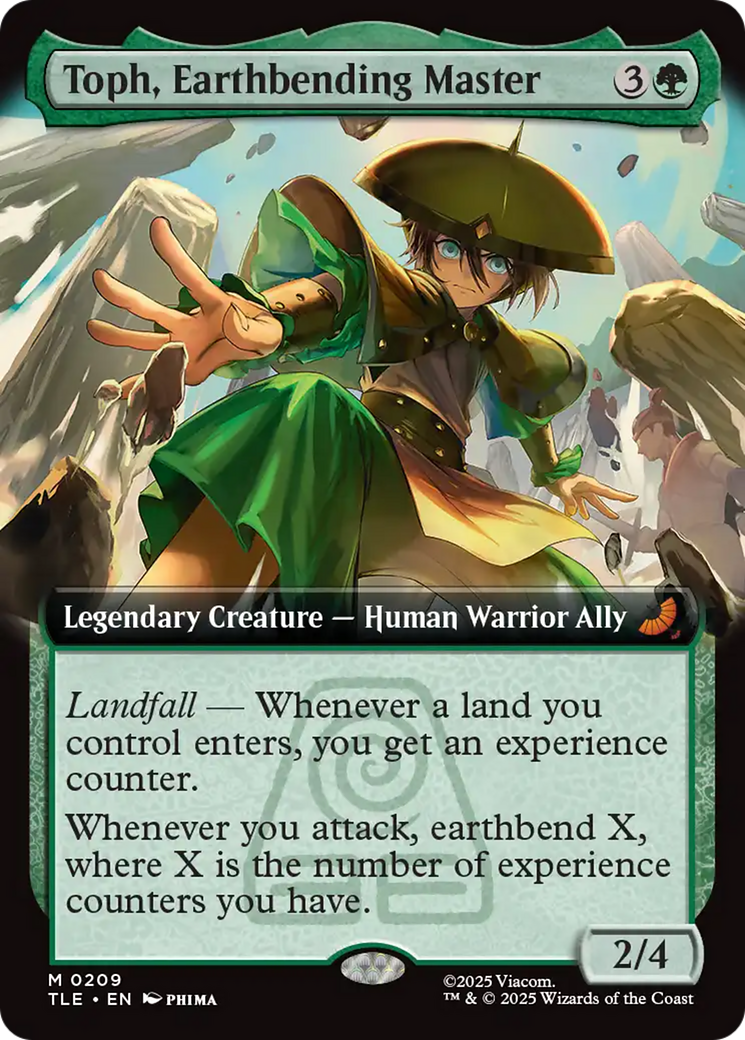 Toph, Earthbending Master (Extended Art) [Avatar: The Last Airbender: Eternal-Legal] MTG Single Magic: The Gathering | Red Claw Gaming
