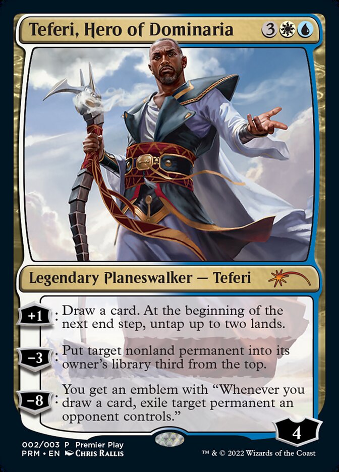 Teferi, Hero of Dominaria [Pro Tour Promos] MTG Single Magic: The Gathering | Red Claw Gaming