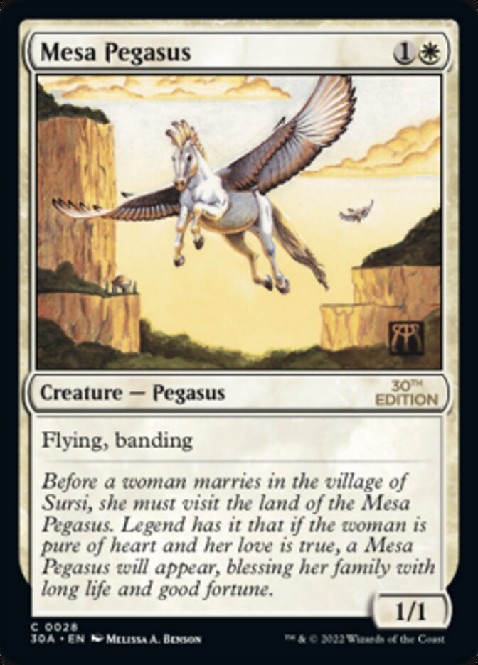 Mesa Pegasus [30th Anniversary Edition] MTG Single Magic: The Gathering | Red Claw Gaming