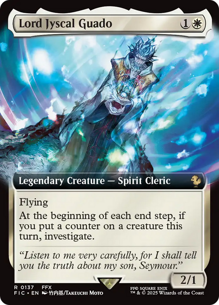 Lord Jyscal Guado (Extended Art) [FINAL FANTASY Commander] MTG Single Magic: The Gathering | Red Claw Gaming