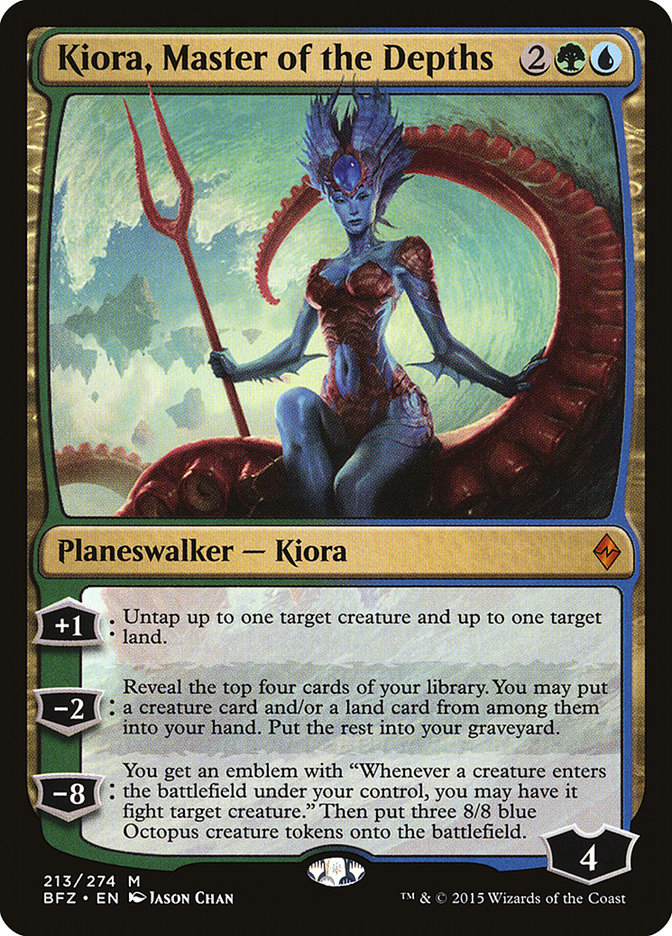 Kiora, Master of the Depths [Battle for Zendikar] MTG Single Magic: The Gathering | Red Claw Gaming