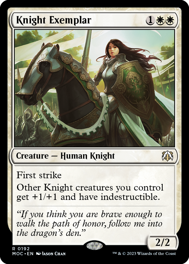 Knight Exemplar [March of the Machine Commander] MTG Single Magic: The Gathering | Red Claw Gaming