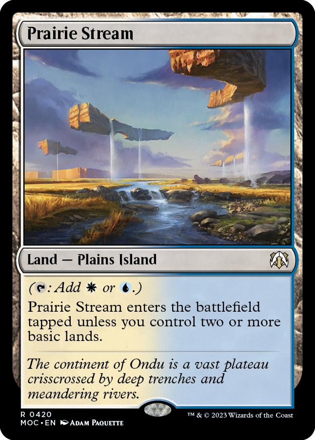 Prairie Stream [March of the Machine Commander] MTG Single Magic: The Gathering | Red Claw Gaming