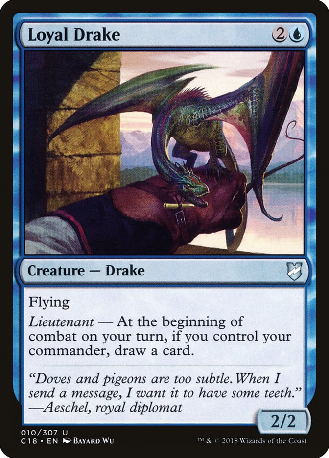 Loyal Drake [Commander 2018] MTG Single Magic: The Gathering | Red Claw Gaming