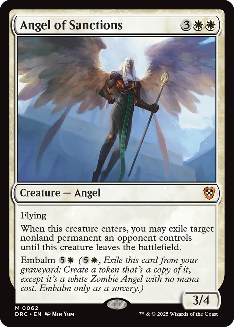 Angel of Sanctions [Aetherdrift Commander] MTG Single Magic: The Gathering | Red Claw Gaming