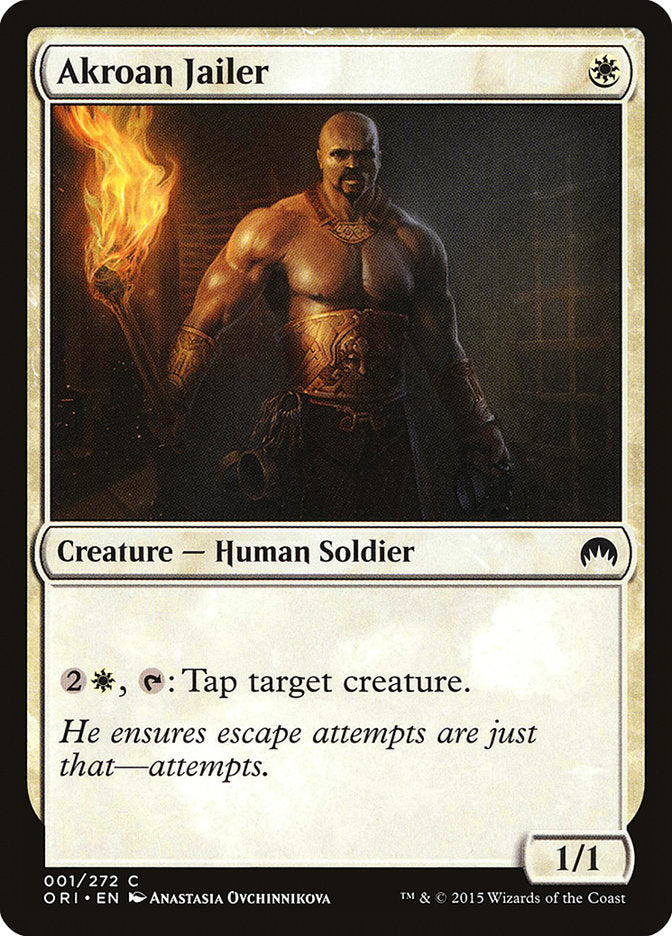Akroan Jailer [Magic Origins] MTG Single Magic: The Gathering | Red Claw Gaming
