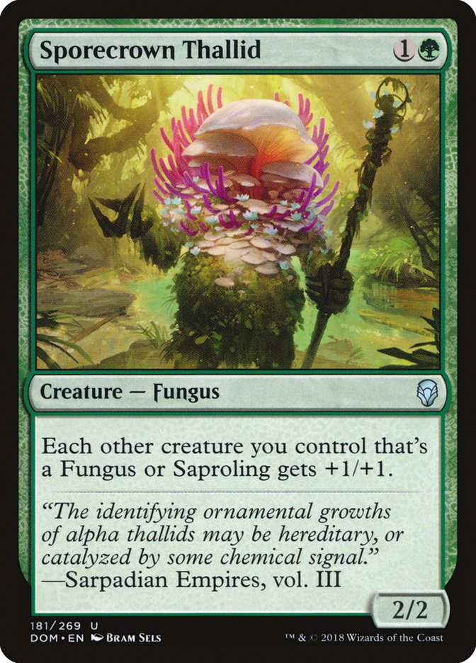Sporecrown Thallid [Dominaria] MTG Single Magic: The Gathering | Red Claw Gaming