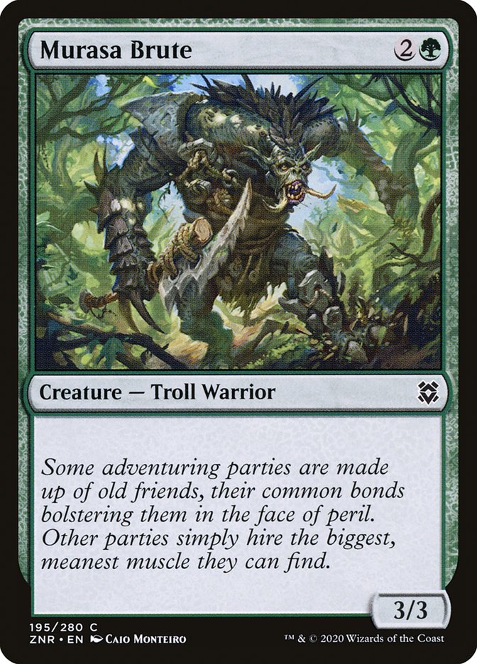 Murasa Brute [Zendikar Rising] MTG Single Magic: The Gathering | Red Claw Gaming