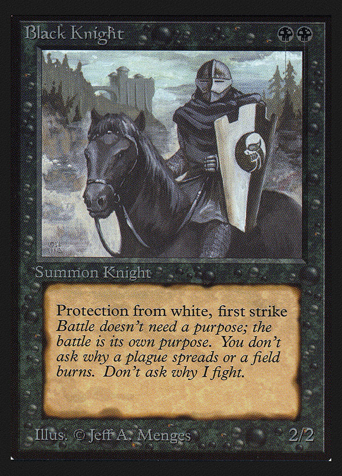 Black Knight [International Collectors' Edition] MTG Single Magic: The Gathering | Red Claw Gaming