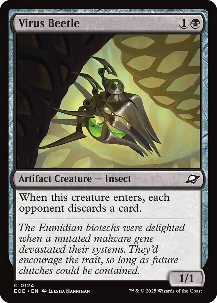 Virus Beetle [Edge of Eternities] MTG Single Magic: The Gathering | Red Claw Gaming
