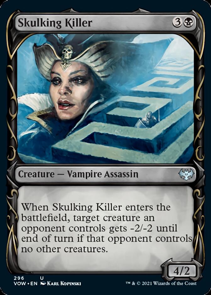 Skulking Killer (Showcase Fang Frame) [Innistrad: Crimson Vow] MTG Single Magic: The Gathering | Red Claw Gaming