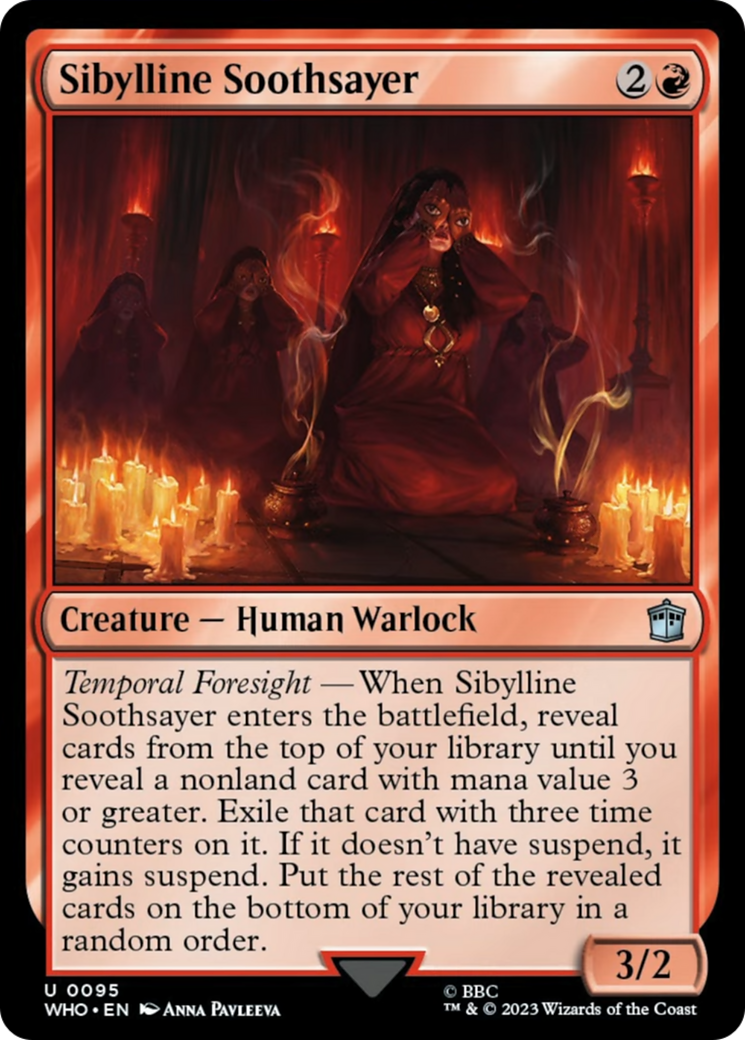 Sibylline Soothsayer [Doctor Who] MTG Single Magic: The Gathering    | Red Claw Gaming