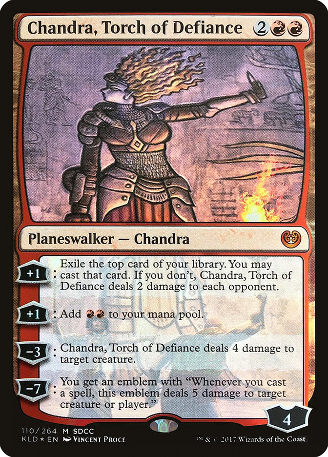 Chandra, Torch of Defiance [San Diego Comic-Con 2017] MTG Single Magic: The Gathering | Red Claw Gaming
