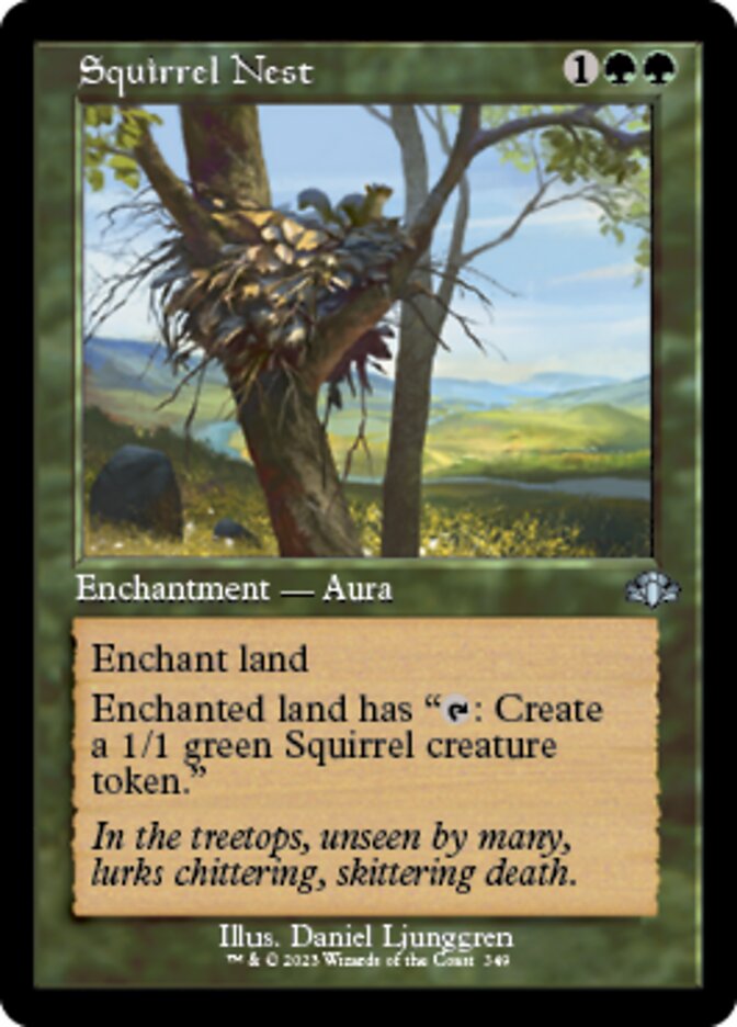 Squirrel Nest (Retro) [Dominaria Remastered] MTG Single Magic: The Gathering | Red Claw Gaming