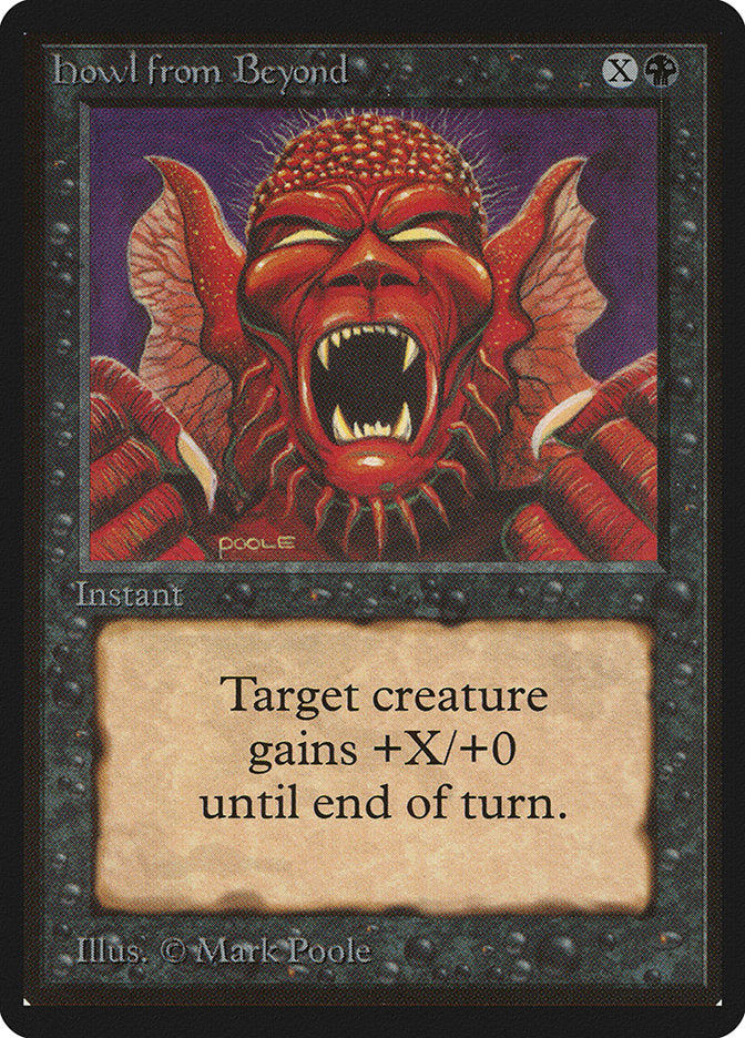Howl from Beyond [Beta Edition] MTG Single Magic: The Gathering | Red Claw Gaming