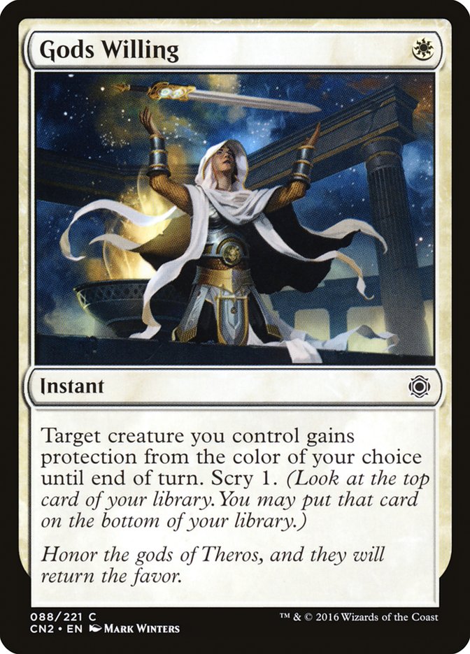 Gods Willing [Conspiracy: Take the Crown] MTG Single Magic: The Gathering | Red Claw Gaming