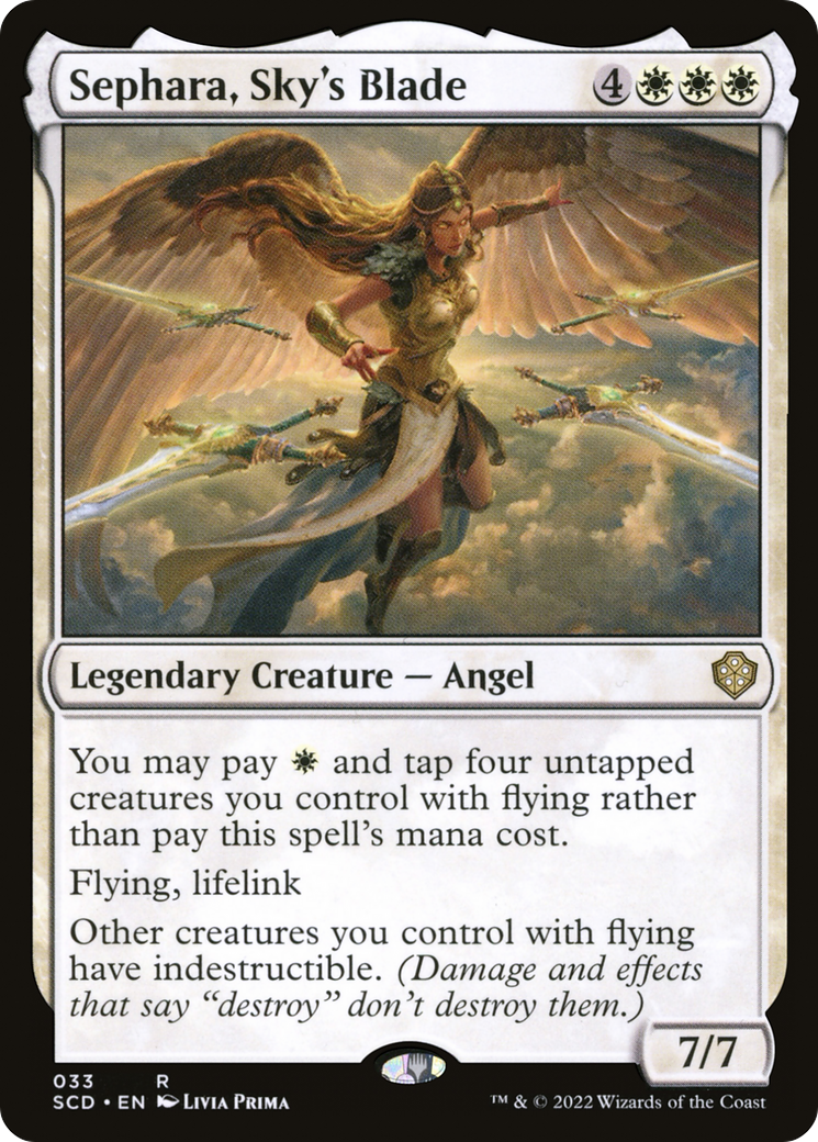 Sephara, Sky's Blade [Starter Commander Decks] MTG Single Magic: The Gathering | Red Claw Gaming