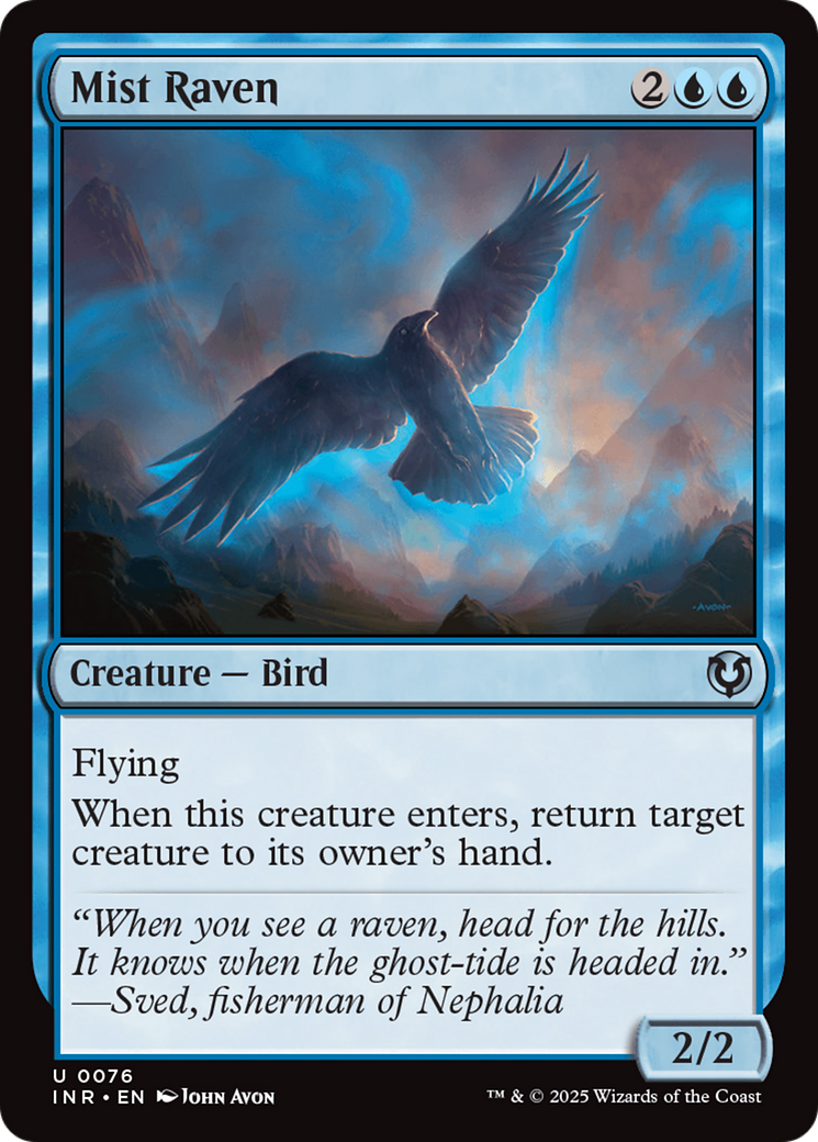 Mist Raven [Innistrad Remastered] MTG Single Magic: The Gathering | Red Claw Gaming