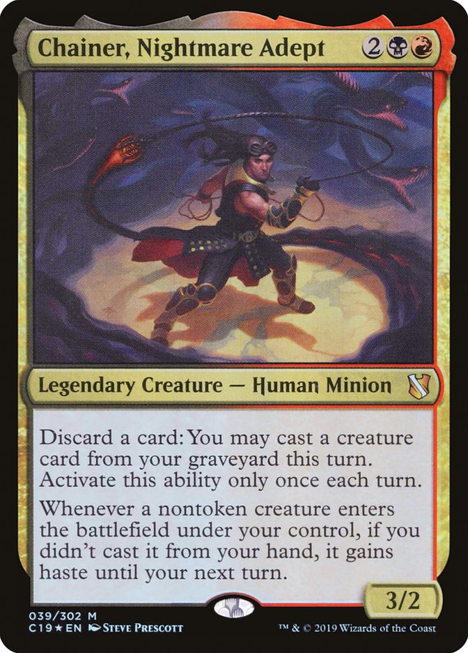 Chainer, Nightmare Adept [Commander 2019] MTG Single Magic: The Gathering | Red Claw Gaming