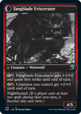 Fangblade Brigand // Fangblade Eviscerator [Innistrad: Double Feature] MTG Single Magic: The Gathering | Red Claw Gaming