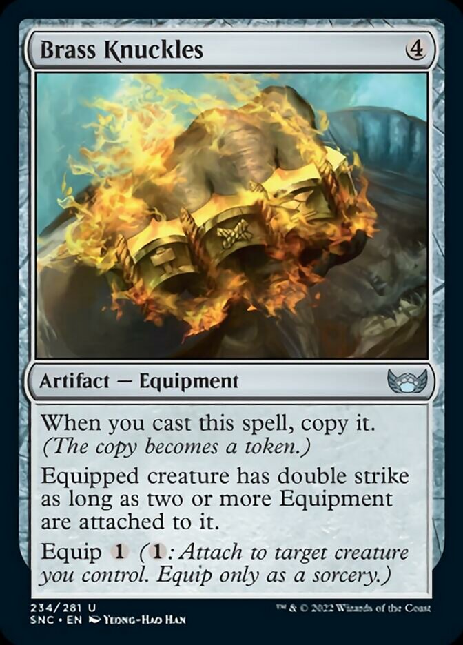 Brass Knuckles [Streets of New Capenna] MTG Single Magic: The Gathering | Red Claw Gaming