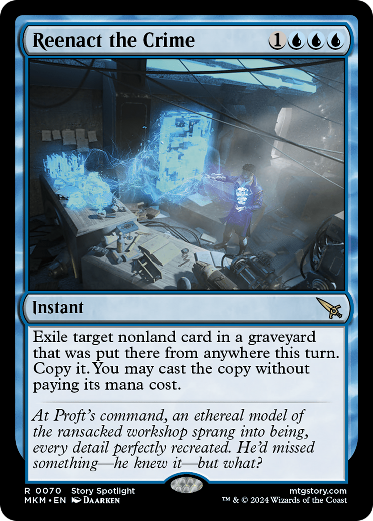 Reenact the Crime [Murders at Karlov Manor] MTG Single Magic: The Gathering    | Red Claw Gaming