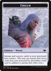 Elemental (008) // Wrenn and Six Emblem (021) Double-Sided Token [Modern Horizons Tokens] MTG Single Magic: The Gathering | Red Claw Gaming