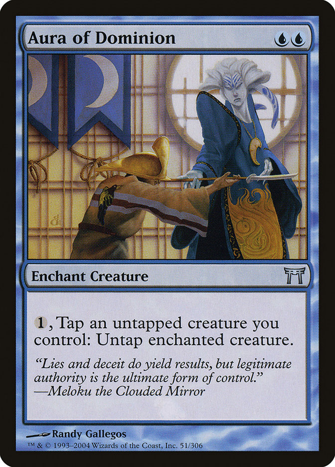 Aura of Dominion [Champions of Kamigawa] MTG Single Magic: The Gathering | Red Claw Gaming