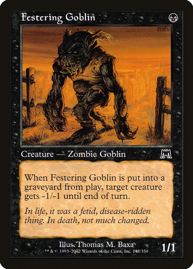 Festering Goblin [Onslaught] MTG Single Magic: The Gathering | Red Claw Gaming